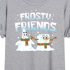 Women's - SpongeBob SquarePants - Frosty Friends Oversized Graphic T-Shirt - 2 of 4