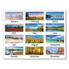 Scenic Three-Month Wall Calendar, Landscape Photography, 12 x 27, White Sheets, 14-Month: Dec 2024 to Jan 2026 - 3 of 4