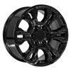 OE Wheels CV65 18 Inch Rim Fits Silverado 1500 ZR2 Style 6x139.7 18x8.5 Gloss Black - Hollander 14089 (1) - 3 of 4