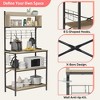 Bestier 5 Tier Microwave Stand, Coffee Bar Table with Storage for Small Space Kitchen - 2 of 4