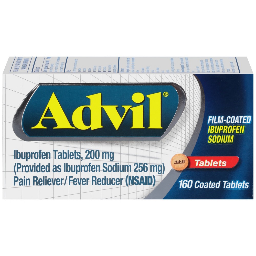 UPC 305730133913 product image for Advil Pain Reliever/Fever Reducer Film-Coated Tablets - Ibuprofen (NSAID) - 160c | upcitemdb.com