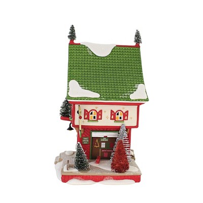 North Pole Sisal Tree Factory Christmas Figurine