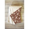 Little Arrow Design Co Geometric Triangles Brandywin Sherpa Fleece Blanket - Deny Designs - 2 of 2