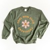 Simply Sage Market Cool Mom Club President Flower Sweatshirt - 2 of 4