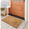 Gardenised Heavy Duty Coco Coir Doormat with Non Slip PVC Baking Embossed Welcome Design Coconut Fiber Floor Mat 18x30" - 2 of 4
