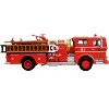 1973 Ward LaFrance Fire Engine "LAFD Engine 51" Red "5 Alarm" Series Limited Edition 1/87 (HO) Diecast Model by Iconic Replicas - 2 of 4