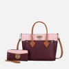 MKF Collection Brynlee Color-Block Women’s Tote Bag with Wallet by Mia K - 2 of 4