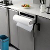 Hachikiko Paper Towel Holder Magnetic, Multifunctional Paper Towel Rack with Strong Magnet Stainless Steel - 2 of 4