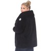 White Mark  PS Plush Hooded Cardigan with Pockets - 3 of 4