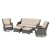 UPTIOT 5-Piece Outdoor Wicker Patio Furniture Set - 2 of 4