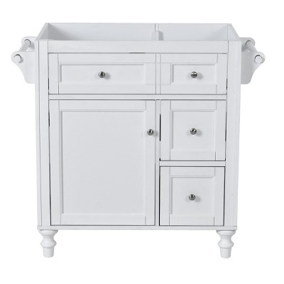 VYNXARIA 30'' Bathroom Vanity Without Top Sink - Modern Storage Cabinet with 2 Drawers