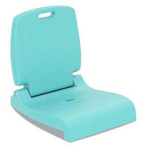 Costway Poolside Chair for Edge of Pool with Back Support & Handles Portable Picnic Chair White/Blue/Pink/Green - 1 of 4