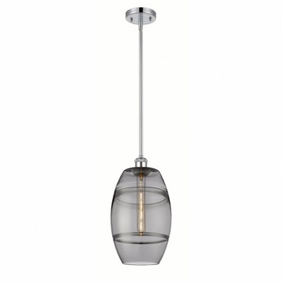 Vaz - 1 Light Stem Hung Mini Pendant In Industrial Style-9.88 Inches Tall and 8 Inches Wide