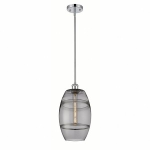 Vaz - 1 Light Stem Hung Mini Pendant In Industrial Style-9.88 Inches Tall and 8 Inches Wide - 1 of 1