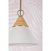 Mitzi Mica 1 - Light Pendant in  Aged Brass - 3 of 4