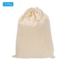 Unique Bargains Bank Deposit Change Money Sacks Bag Gift Bag with Drawstring 3 Packs - 3 of 4