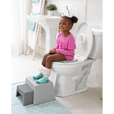 Toddler Independence 2-in-1 Nesting Step Stool in White