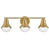 Lark Haddie 3 - Light Vanity in  Lacquered Brass - 4 of 4