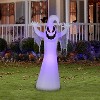 Gemmy  Airblown Inflatable Ghoul Ghost (Black Light), 5 ft Tall, White - 2 of 2