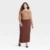 Women's Tailored Signature Crepe Maxi Skirt - A New Day™ - 3 of 3