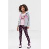 Barbie Girls Fleece Hoodie Graphic T-Shirt and Leggings 3 Piece Outfit Set  - 2 of 4