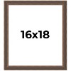 PosterPalooza | Elegant Brown Picture Frame - UV Acrylic, Foam Board Backing, Hanging Hardware - 2 of 4