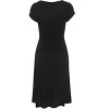 Women's Short Sleeve V-Neck Dress - LASCANA - 4 of 4