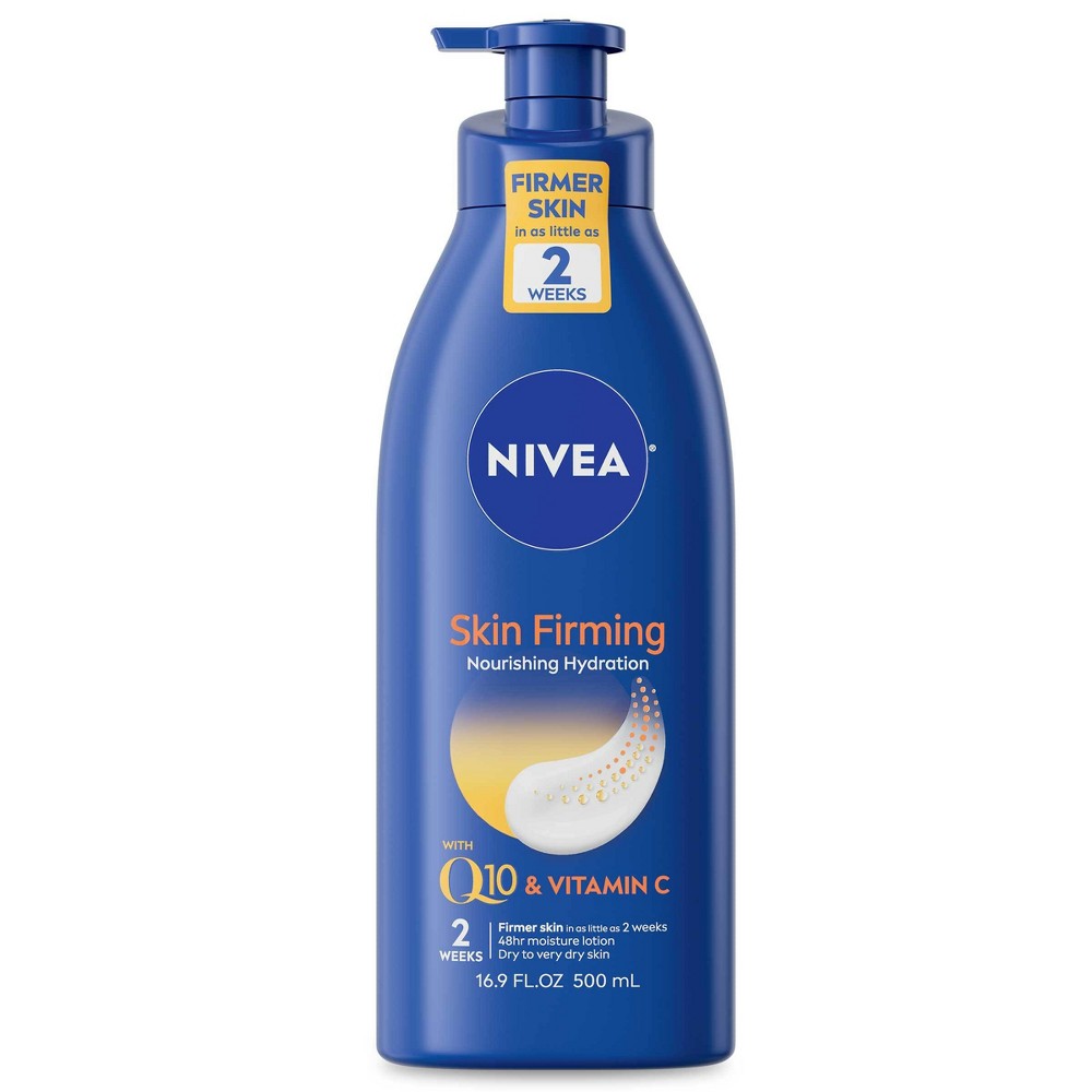 Photos - Cream / Lotion Nivea Nourishing Skin Firming Body Lotion with Q10 and Vitamin C Scented  