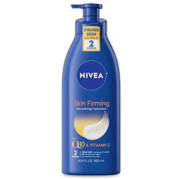 NIVEA Nourishing Skin Firming Body Lotion with Q10 and Vitamin C Scented - 16.9 fl oz