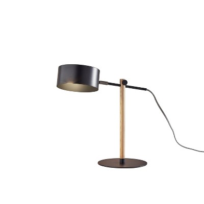 Natural Wood Dylan Desk Lamp Black - Adesso