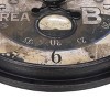 FONTOI Wall Clocks 20inch Decorative Round Wall Clock Living Room Decor Hanging Clock Antique Timepiece Home Wall Decor, Brown, 20"*20"*2" - 4 of 4