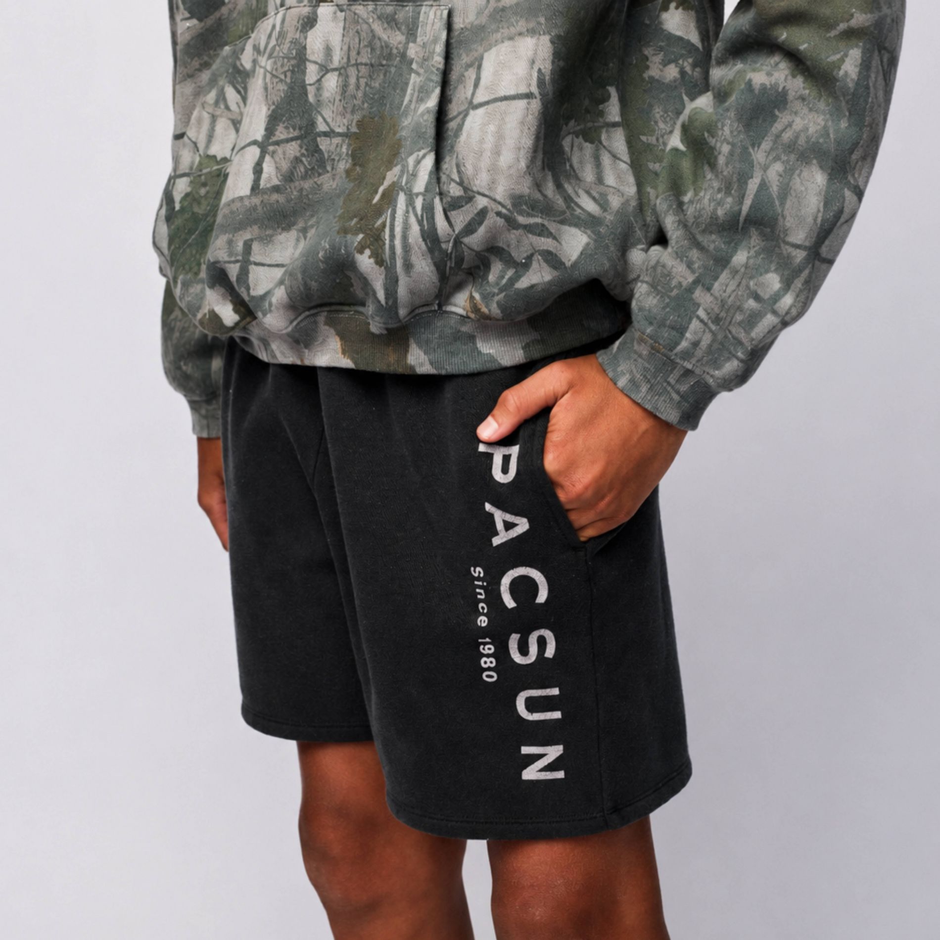 Pacsun Kids Boys' Fleece Shorts - Black L