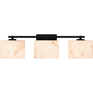 Quoizel Lighting Mather 3 - Light Vanity in  Matte Black - 1 of 1