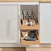 VEVOR 2 Tier Pull Out Cabinet Organizer, 14"W x 21"D Cabinet Drawer, Soft Close Slide out Shelf, Heavy-Duty Sliding Wood Drawer - 2 of 4