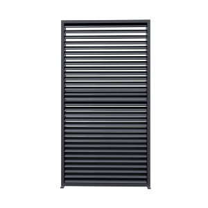PURPLE LEAF Louvered Pergola Accessory Aluminum Louver Grille for Optimal Privacy, Sunlight Control Side Fixed Shutter Wall, Pergola Not Included - 1 of 4