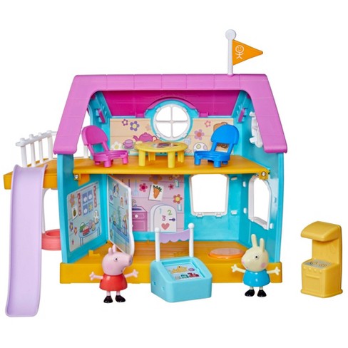 Lovely House Set + Peppa Pig Figures Gift Kid Toy Play Doll Characters  Plastic