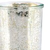 Athena Toothbrush Holder Blue/Silver - Allure Home Creations: Elegant Glass Bathroom Organizer, Cup Design - 2 of 4