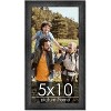 PosterPalooza | 5x10 Wide Barnwood Picture Frame, UV Acrylic, 6 Finishes - Grey, Brown, White, and Black - 2 of 4