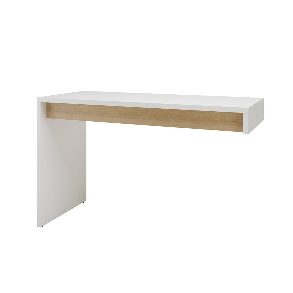 Photos - Furniture Hardware Chrono Reversible Desk Panel White/Natural Maple - Nexera