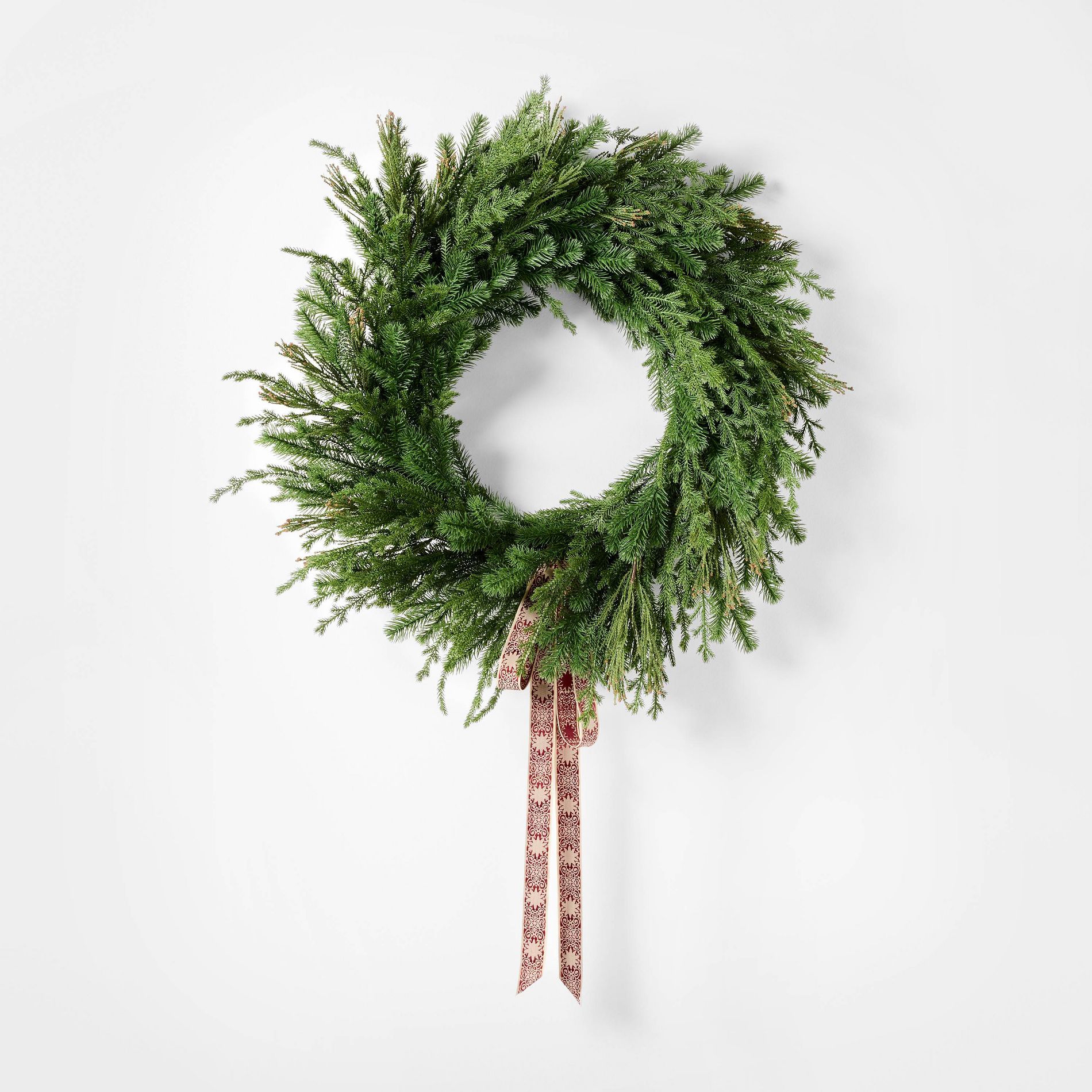 30" Fresh Cut Pine Holiday Wreath - Threshold™ designed with Studio McGee