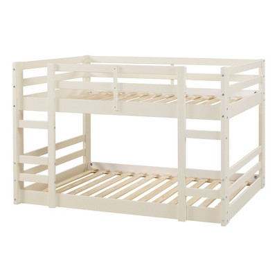 NicBex Twin Over Twin Bunk Bed with Full Length Guardrail,Loft Bed with Built-in Ladder,Modern Bunk Beds,Noise Reduced Bunk Beds for Bedroom