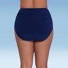 Trimshaper Women's High Waist Shirred Brief Swim Bottom - 3 of 3