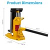 Toe Jack 5-10 Ton,Hydraulic Jack with Manual Hand Pump for Lifting Farm Vehicles, Heavy-Duty Machinery, Industrial Equipment - 2 of 4