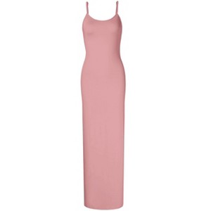 Clearlove Women Full Slip Under Dresses Sleeveless Adjustable Spaghetti Strap Cami Maxi Dress - 1 of 4