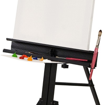 Black Aluminum Lightweight Studio Easel for Artists