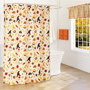 The Lakeside Collection Gnome Acorn Bath Collection - Valance - 1 of 4
