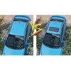 Vinyl adhesive for car roof, panoramic design,Modified Car Simulation Sunroof Panoramic Sunroof Film Roof Film Fake Sunroof Sticker Universal - 2 of 4