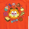 Men's - Garfield - Garfield Hearts Food Short Sleeve Graphic T-Shirt - 2 of 4