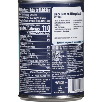 Bush's Reduced Sodium Black Beans 15oz Target