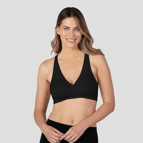 Bravado! Basics Women's Crossover Nursing Sleep Bra - Black M : Target